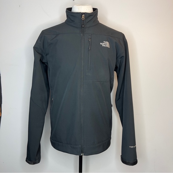 The North Face TNF Apex Men's Soft Shell Black Zip Up Jacket size XL. - Picture 2 of 13